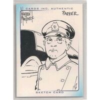 Thunderbirds are go! Cards Inc Warren Martineck Sketch Card Parker INK