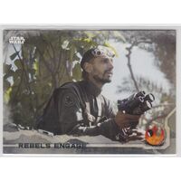 2016 Star Wars Rogue One series 1 Rebels Engage #50 Grey parallel card 59/100