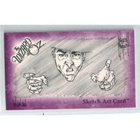 Breygent Wizard of OZ WOZ 3 x 5 Martineck Pencil Sketch Card WWW W.W.W.