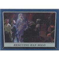Star Wars Rogue One Mission Briefing Blue Base Card #74 Parallel Rescuing Han 