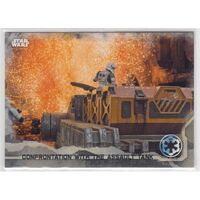 2016 Star Wars Rogue One series 1 Assault Tank #53 Grey parallel card 61/100