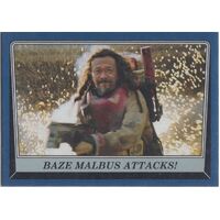 2016 Topps Star Wars Rogue One MB Blue Border Puzzle Card Baze Malbus Attacks