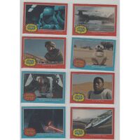2015 Star Wars Chrome Perspectives Force Awakens Promo Card SET of 8 - Glossy