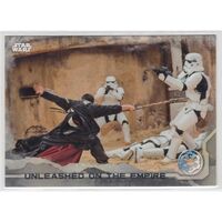 2016 Star Wars Rogue One series 1 Unleashed Empire #54 Grey parallel card 38/100