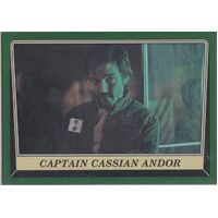 2016 Topps Star Wars Rogue One Mission B Green Border Puzzle Card Cassian Andor