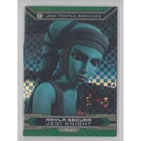 2015 Star Wars Chrome Perspectives Refractor 70/ 99 Aayla Secura 7-J