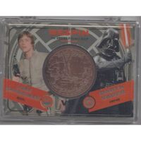 2015 Star Wars Chrome Perspectives Bronze Medallion Card Skywalker vs Vader
