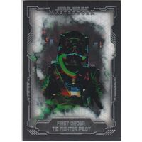 2016 Topps Star Wars Masterwork Base Card Short Print SP #73 Tie Fighter Pilot