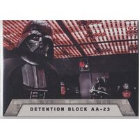 2016 Topps Star Wars Rogue One Mission Briefing Death Star Card #5 Detention 