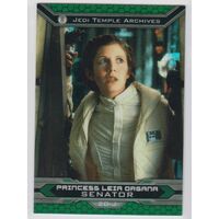 2015 Star Wars Chrome Perspectives Prism Refractor 199 Princess Leia Organa 20-J