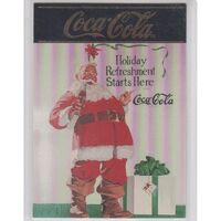 Coca Cola Coke Collect A Card Series 4 Santa S33 Foil Stamp (single card)