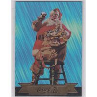 Coca Cola Coke Collect A Card Series 3 Santa S28 Foil Stamp (single card)