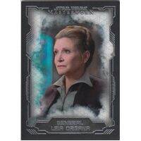 2016 Topps Star Wars Masterwork Base Card Short Print SP #65 General Leia Organa