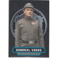 2016 Topps Star Wars Rogue One card #5 General Veers Villains of the Empire
