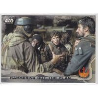 2016 Star Wars Rogue One series 1 Hammering Plan #71 Grey parallel card 60/100