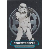 2016 Topps Star Wars Rogue One card #8 Stormtrooper Villains of the Empire