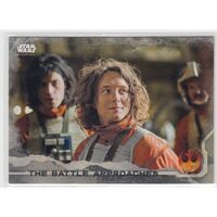 2016 Star Wars Rogue One series 1 Battle Approaches #72 Grey parallel card 8/100