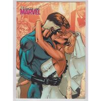Women of Marvel Embrace Holofoil Card - E7 Mr Fantastic and Invisible Woman WOM