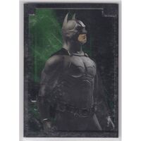 Batman Begins embossed foil insert card - Green (3)