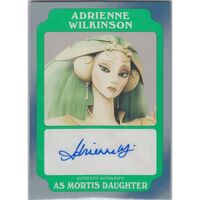 Topps Star Wars Rogue One Green Autograph Adrienne Wilkinson as Mortis Daughter