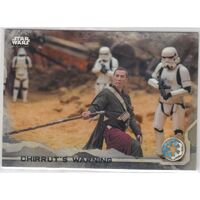 2016 Star Wars Rogue One series 1 Chirruts Warning #81 Grey parallel card 67/100