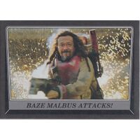 2016 Topps Star Wars Rogue One MB Grey Border Puzzle Card Baze Malbus Attacks