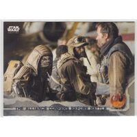 2016 Star Wars Rogue One series 1 Alliance Confers #87 Grey parallel card 44/100