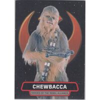 2016 Topps Star Wars Rogue One Mission Briefing #4 Chewbacca Rebel Alliance