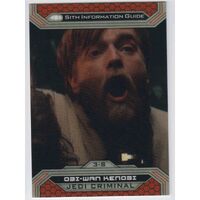 2015 Star Wars Chrome Perspectives Prism Refractor 161/199 Obi-Wan Kenobi 3-S