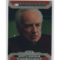 2015 Star Wars Chrome Perspectives Prism Refractor 17 /199 Darth Sidious 26-S