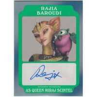 Topps Star Wars Rogue One Green Autograph Rajia Baroudi as Queen Miraj Scintel