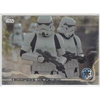 2016 Star Wars Rogue One series 1 Troopers Patrol #89 Grey parallel card 65/100