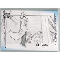 Thunderbirds are go! Cards Inc Warren Martineck Sketch Card The Hood 1 Pencil
