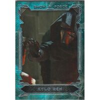 2016 Topps Star Wars Masterwork Show of Force Foil SF-9 Kylo Ren 226 /299