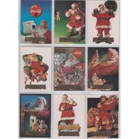 Coca Cola Coke Collect A Card Series 2 Santa Set of 10 S11 - S20 Foil Stamp 