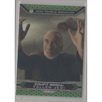 2015 Star Wars Chrome Perspectives Refractor 48/ 50 Count Dooku 29-J
