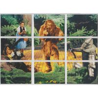 Breygent The Wizard of OZ WOZ Puzzle Card 2 Set of 9 - glitter nice