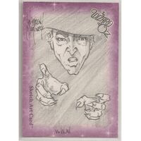 Breygent Wizard of OZ WOZ Series 1 Martineck Pencil Sketch Card WWW Witch