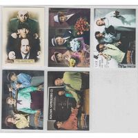 Breygent Three Stooges 5 Card Promo Set NICE COMPLETE