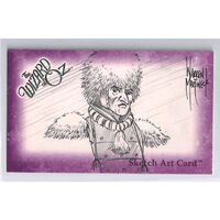 Breygent Wizard of OZ WOZ 3 x 5 Martineck Pencil Sketch Card Soldier 