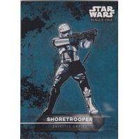 Topps Star Wars Rogue One Mission Briefing Sticker Card Shoretrooper #17 /18