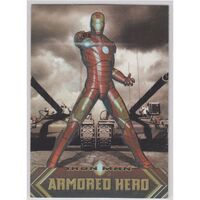 Iron Man Armored Hero H8 Insert Card Sub Set Embossed (single card)