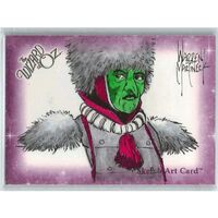 Breygent Wizard of OZ WOZ Series 1 Martineck Colour Color Sketch Card Soldier