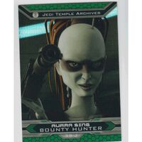 2015 Star Wars Chrome Perspectives Prism Refractor 109 /199 Aurra Sing 39-J