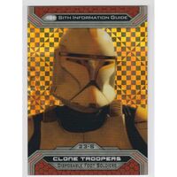 2015 Star Wars Chrome Perspectives X-Fractor Refractor 62/99 Clone Troopers 23-S