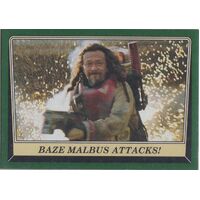 2016 Topps Star Wars Rogue One MB Green Border Puzzle Card Baze Malbus Attacks