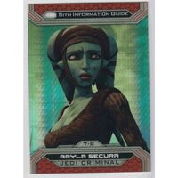 2015 Star Wars Chrome Perspectives Prism Refractor 58/199 Aayla Secura 7-S
