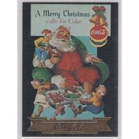 Coca Cola Coke Collect A Card Series 3 Santa S26 Foil Stamp (single card)