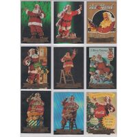 Coca Cola Coke Collect A Card Series 3 Santa Set of 10  S21 - S30 Foil Stamp 
