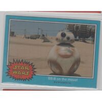 2015 Star Wars Chrome Perspectives Force Awakens Promo Card #11 BB-8 on the move